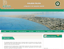 Tablet Screenshot of goldenpalms.com.pk